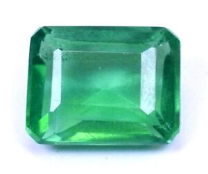 12.85 Ct Colombian Natural Green Emerald Emerald Cut Certified Loose Gem B4334