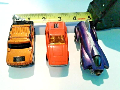 Lot 3 Diecast Vehicles 1972 Tanzara, Johnny Lightning Flying Needle, 1999 Hummer - Image 1 of 4
