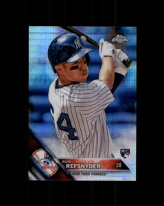 2016 Topps Chrome #24 Rob Refsnyder RC (ref 164498) - Picture 1 of 2