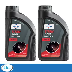 2 x 1 Litre - Fuchs Titan Race Synchro 75W90 Fully Synthetic Manual Gear Oil - Picture 1 of 1