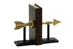"Portalibri freccia d'oro in libreria in metallo portalibri portalibri moderni 7" - Foto 1 di 4