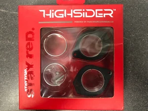 Abrazaderas de horquilla CNC Highsider (negras) para tubos de horquilla de 35 mm-37 mm - Imagen 1 de 1