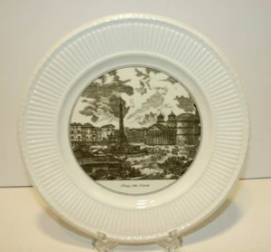 The Square Before The Pantheon Wedgwood 10-1/2" Plate - Picture 1 of 5