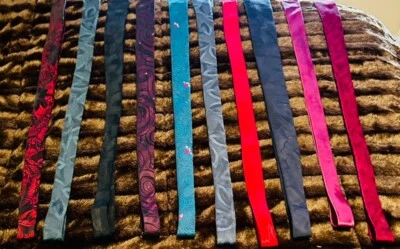 1980's Ties (Set of 10) Thin/Skinny/Narrow Neckties - 80's Retro - 80's Vintage - Image 1 of 4