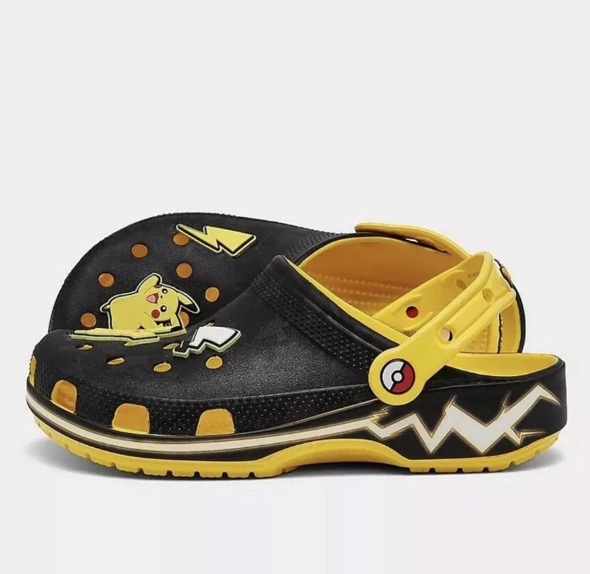 Kids' Crocs x Pokemon Pikachu Classic Clog Shoes Size c6