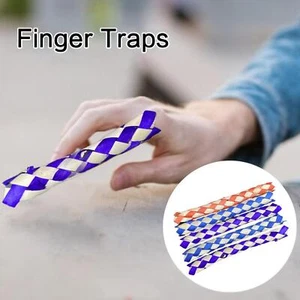 1Pc Finger Traps 15cm Toy Loot/Party Bag Fillers Wedding/Kids Color Random, USN - Picture 1 of 12