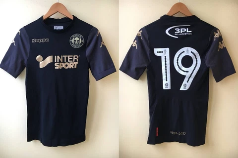 Wigan Athletic #19 Kappa Kombat Skin track compression football shirt. Size L-XL Cover