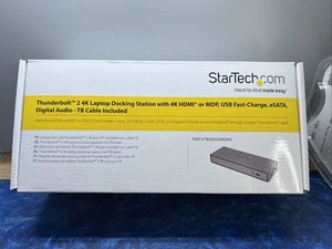 Estación de acoplamiento StarTech Thunderbolt 2 4K para portátiles (TB2DOCK4KDHC) nueva - Imagen 1 de 9