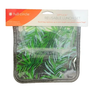 Lunch Set Reusable Sandwich Bag Snack Bag Zip Seal Lunch Bag  Food Storage bag - Picture 1 of 4