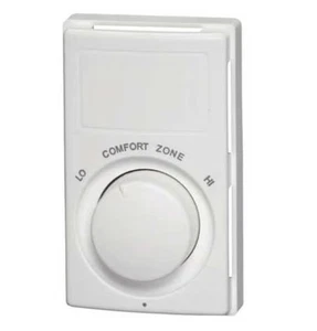 DAYTON Electric Baseboard Heater Thermostat: White, 120/208/240/277V AC, 50° to - Picture 1 of 1