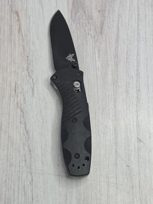 Benchmade 585 Osborne 154cm Barrage Black Blade Assist Open - Image 1 of 4