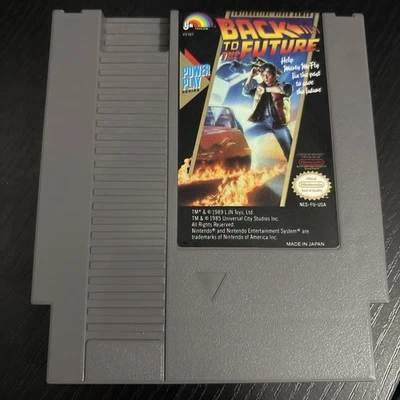 Back to the Future 1989 Nintendo NES Authentic Game Cartridge Tested - Image 1 of 3