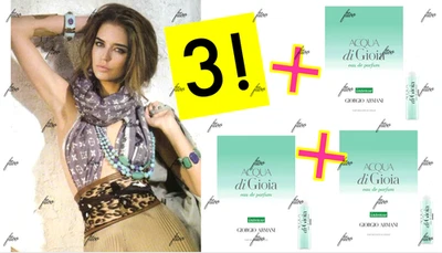 GIORGIO ARMANI ACQUA DI GIOIA AMOSTRA INTENSA PERFUME EAU DE PARFUM EDP 0,04 oz LOTE - Imagem 1 de 4