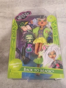 2013 Bratzillaz Back to Magic Sashabella Pfoten Hexe 11 Zoll Puppe Glasaugen SELTEN - Bild 1 von 10
