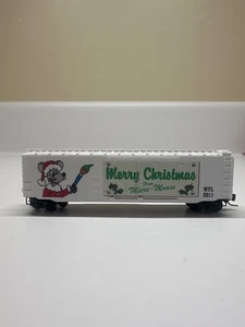 Micro-Trains MTL Escala Z 50"" Boxcar Micro Mouse Navidad Vacaciones - Imagen 1 de 5
