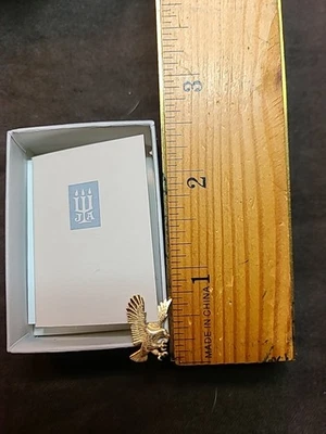 Rare James Avery Retired 14k  Bald Eagle In Flight Pin - Image 1 of 4