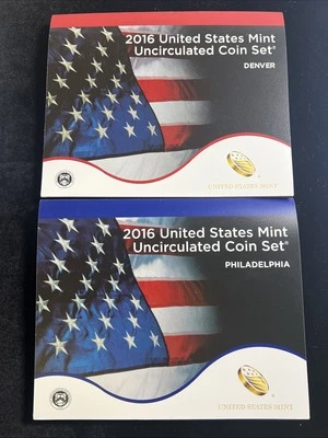 2016 US Uncirculated Mint set Philadelphia and Denver Mint 26 coins #467 - Image 1 of 4