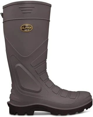 BOTA DE GOMA DE SEGURIDAD OLIVER PARA HOMBRE PUNTA DE ACERO PVC BOTAS ALTAS IMPERMEABLES talla 8 VERDE 22205 Foto 1 de 2