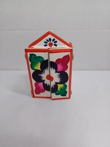 Arte Popular Retablo Diorama Belén 3 pulgadas Miniatura Diorama Caja de Sombra Perú - Imagen 1 de 10