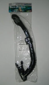 Boccaglio Corrugato Sub AQUASPLASH ADULTO nero Tubo Snorkeling Apnea Mare L62 - Foto 1 di 4