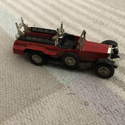 MATCHBOX 1:48 AUTO DIE CAST ROLLS ROYCE POMPIERI 1920 ROSSO ART  Y-6  Y6 - Immagine 1 di 4