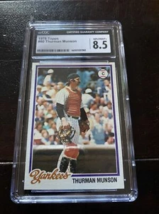 1978 Topps Thurman Munson #60 CGC 8.5 NM/Mint+ - Picture 1 of 2