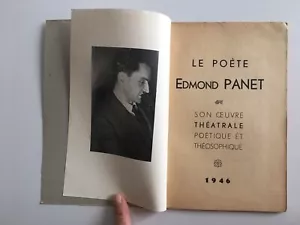 Pastillas Catálogo Edmond Panet el Poeta 1946 Copia Firmado - Imagen 1 de 10