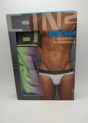 C-IN2 Pop Color Sports Brief - Large - Techno Purple 500 - New In Box - Image 1 of 3