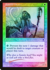 Samite Healer FOIL 7th Edition HEAVILY PLD White Common MAGIC MTG CARD ABUGames