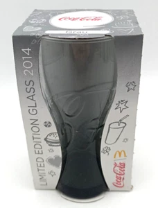 Mc Donalds Coca Cola Glas Grau Schwarz 2014 Neu OVP Limited Edition - Bild 1 von 4