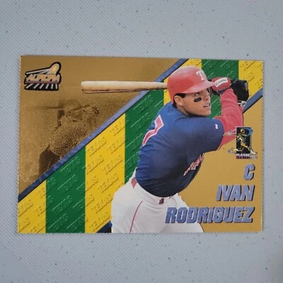 1998 Pacific Aurora Pennant Fever Ivan Rodriguez #7 C22 - Image 1 of 2