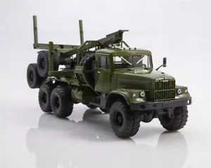 1:43 Modimio Soviet Klass KRAZ-255L1 timber transport Truck ABS Pre-built Model - Picture 1 of 7