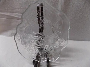 Santa Face Clear Candy Dish - Picture 1 of 4