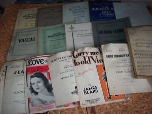 Job lot Old Sheet Music Books Ref No B48 - Picture 1 of 2