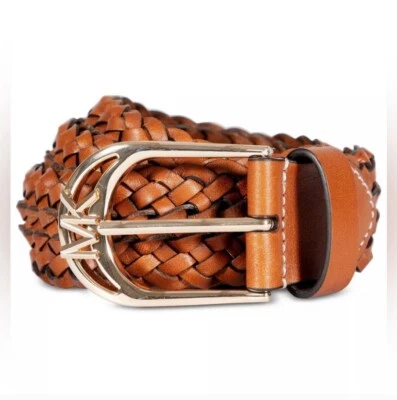MICHAEL KORS Women's Braided Leather Belt - Image 1 of 4