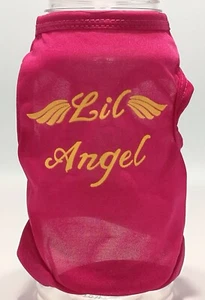 XS 18cm 28cm Chihuahua Yorkie Puppy Dog Summer Denier Vest With Lil Angel Motif - Picture 1 of 8