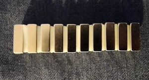Paquete de 10 imanes de bloque de tierras raras de neodimio de 3/4 x 1/2 x 1/4 pulgadas N42 - Imagen 1 de 2