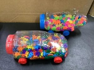NEW BLOCKS ON WHEELS 320 PIECES EACH ( LOT OF 2) KIDS BUILDING BLOCKS - Picture 1 of 2