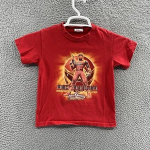 VINTAGE Power Rangers T Shirt Boys Youth Extra Small Red Ninja Storm Graphic 00s - Picture 1 of 14