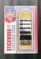 2013-14 In The Game ITG Stickwork Game-Used Stick Silver /19 Guy Carbonneau
