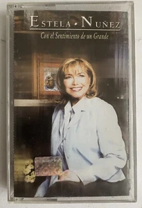 ESTELA NUÑEZ -CON EL SENTIMIENTO DE UN GRANDE- 2000 MEXICAN TAPE ALBUM LATIN POP - Bild 1 von 4