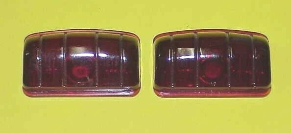 1946 1947 1948 Nuevo de Lote Antiguo MoPar P15 Plymouth D25 Dodge LÁMPARA TRASERA LENTES Par Foto 1 de 1