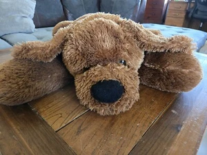 2015 Animal Adventure Dog Plush Stuffed Animal Chocolate Brown Lab Floppy 34" - Picture 1 of 7