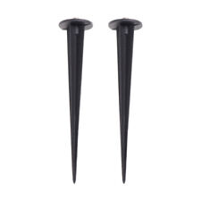  2 Pcs Aluminum Ground Plug Outlet Plugs Lawn Stakes for Lights