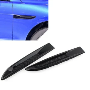 1 Pair Black Front Side Fender Air Vent Outlet Grille Trim For Jaguar XE F-Pace - Bild 1 von 10