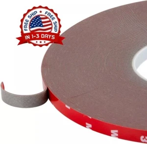 108 Ft Double Sided Tape,3M Mounting Adhesive Tape Heavy Duty, Foam Tape, LED St - Picture 1 of 8