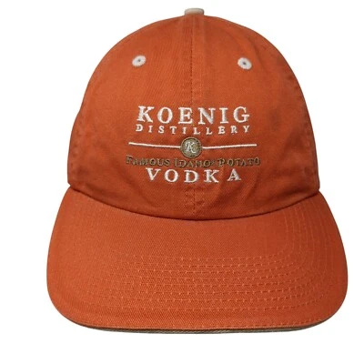 Koenig Distillery Vodka Famous Idaho Potato Slideback Hat Orange OS Fahrenheit - Image 1 of 4