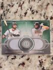2019 Topps Tribute Dual Relics Green /99 Gregory Polanco Josh Bell #DR-PB