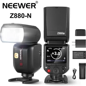NEEWER Z880-N 2.4G 76Ws TTL 1/8000s HSS Camera Flash Speedlite for Nikon Cameras - Picture 1 of 9