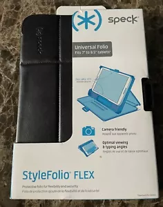 Speck StyleFolio FLEX Case Universal Folio for 7- 8.5" Tablets Black NEW - Picture 1 of 1